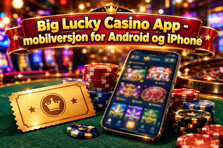 App Big Lucky Casino - mobilversjon for Android og iPhone