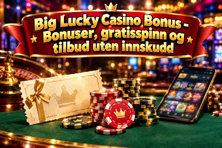 Big Lucky Casino Bonus - Bonuser, gratisspinn og tilbud uten innskudd