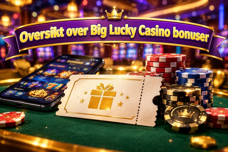 Oversikt over Big Lucky Casino bonuser