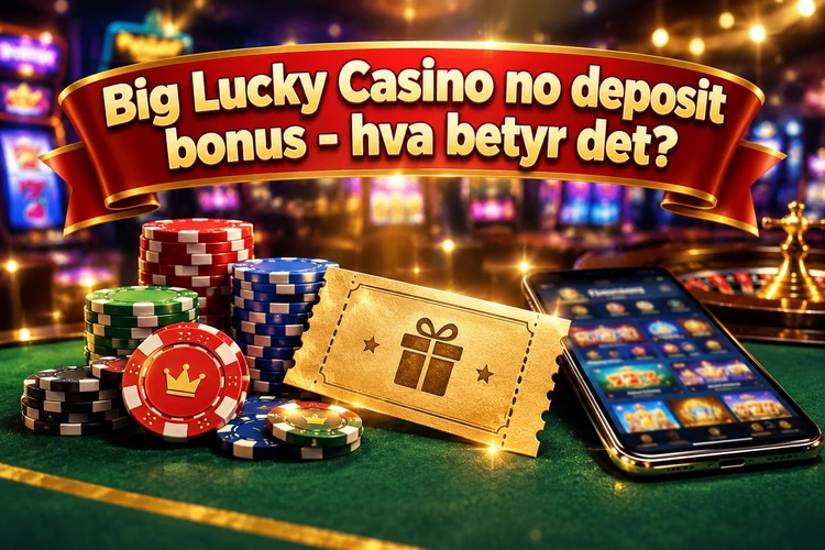 Big Lucky Casino no deposit bonus - hva betyr det?