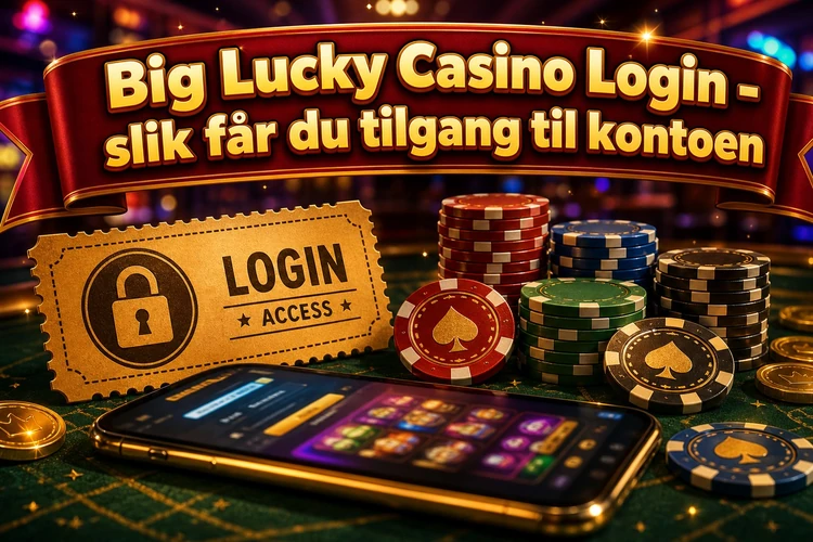 Big Lucky Casino Login - slik får du tilgang til kontoen