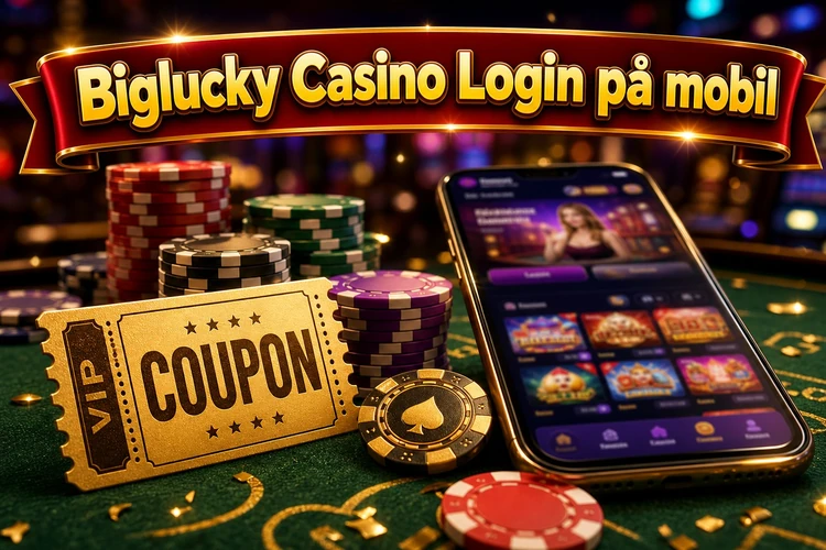 Biglucky Casino Login på mobil