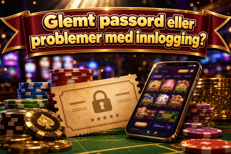 Glemt passord eller problemer med innlogging?